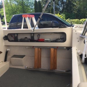 added a few steps to help getting in and out of boat