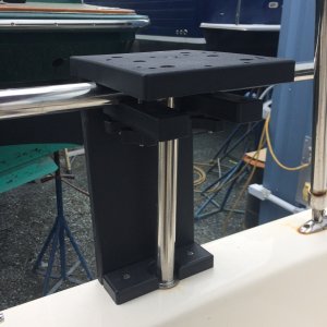 Scotty mount for Ace pot puller