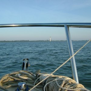 Media 'Messy anchor lines, oh wait, pretty lighthouse' in album 'Cape Charles Light'