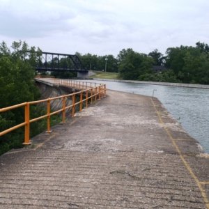 16.) Medina's cement canal structures are deteriorating