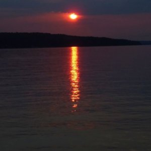 Media '25.) Another great sunset on Cayuga Lake' in album '1.) First mate riding bike along the Western Erie Canal'