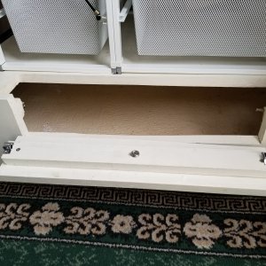 Under galley fold down access