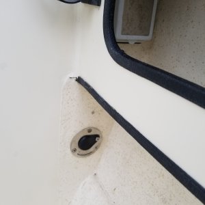 30 amp shore power inlet (above)
Wash Down faucet adapter (below)
