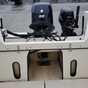 Media 'Bilge + Trim Tab motor
Sight holes (custom for a 2005 CD22)' in album '2005 22' C-Dory Cruiser on trailer, October 2017'