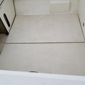 Cockpit
Factory floor boards (fiberglass)