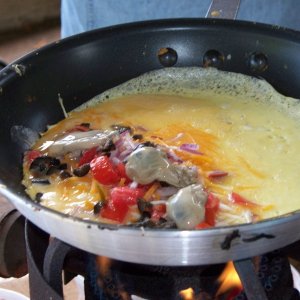 Oyster omelette