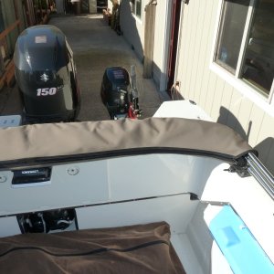 Media 'Top with boot stored in rear stored position.' in album 'Stern panels with strataglass.'