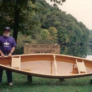 Cedar Strip Canoe
My first boatbuilding project.