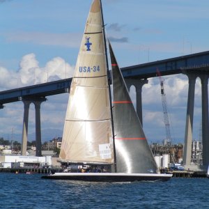 Media '(Dora~Jean)
An America's cup boat.' in album '(Sneaks) Pat, Chris, and Don'