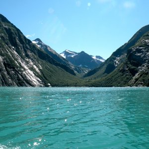 Third of three U shaped glacial valleys