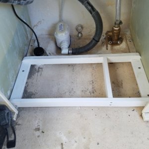 Media 'House battery frame' in album 'Seacock for raw water washdown'