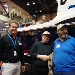 Laurie & Jim love their new Cutwater hats