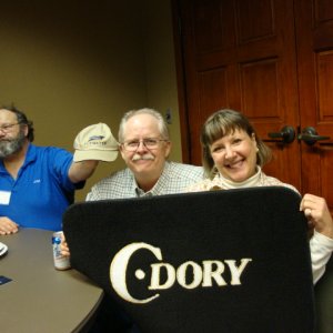 Larry & Cathy C-YA
Happy winners of the 
C-Dory Mat