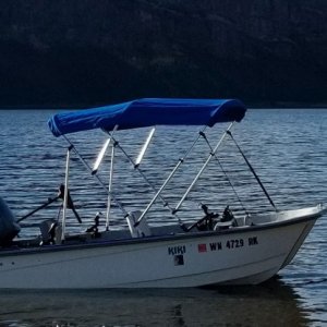 Her furry face and name adorn the hull on both sides