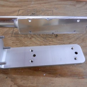 I drilled matching holes in the \"J\" plates and the Magma mount (cut off some to match).