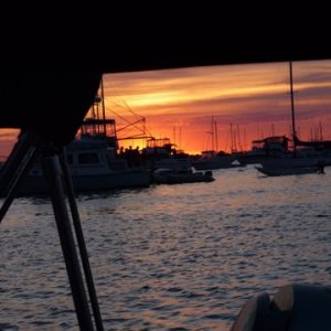 July 2nd sunset on Block Island