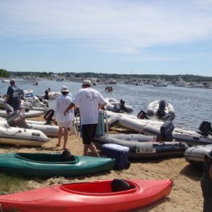 more action on dingy beach, Block Island 7/3/2010