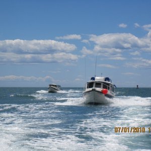 Media 'Rudolf the Red Nosed Venture' in album 'Left Charlestown, Rhode Island fog as soon as we hit the ocean followed Dun Smith who had radar for a couple hours of this around Point Judith up to Wickford R.I.'