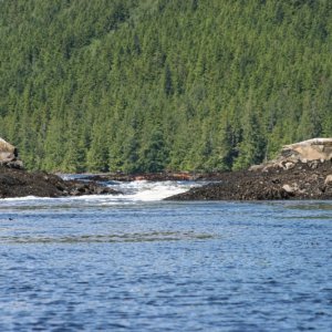 Rapids entering Tsibass Lagoon
