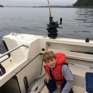 Sam lands a great big chum at Donegal