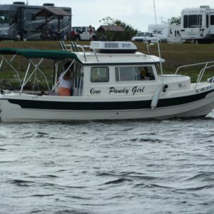 Media 'Waiting for the Moore Haven Lock to open-we are West bound.' in album 'Sandys new C-Dory'