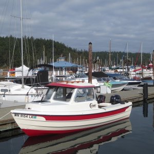 Lots of space at the dock this time of year. 10-5-14
