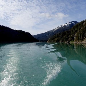 Leaving Lake Inlet