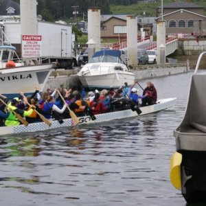 Southbound-DSC06588  Port McNeill - Paddling practice