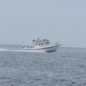 The 22 Cruiser My Forever cruising over to Cypress