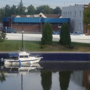 Will-C on the north wall facing east in Newark New York on  the Erie Canal September 2009