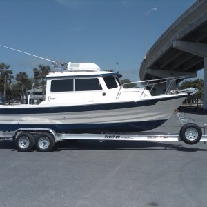 My first splash in Apalachicola river April 2009 after Wefing's initial setup. Next day 1100 miles back to Buckingham Pennsylvania