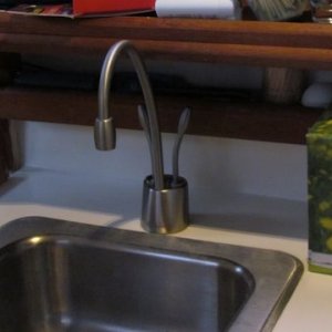 New faucet has no plastic levers