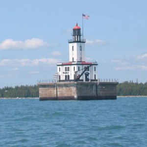 Detour Light, Lake Huron entrance to St. Mary's River