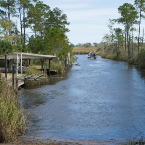 The Canal, with Sea Otter taking potential C Brats for a ride...