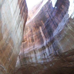 Sun 4/21 Cathedral in the Desert at the end of Clear Creek Canyon on the Escalante River Arm