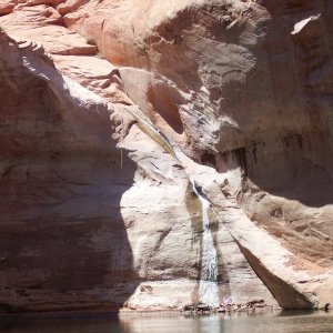 Mon 4/22 Small waterfall at the end of the left fork in Bowns Canyon