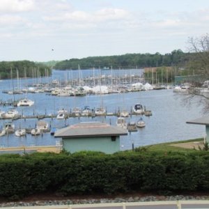 The view from the Kitty Knight House of the Sassafras River