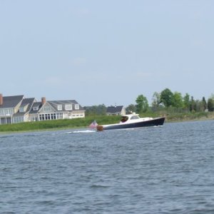 A Hinckley Picnic boat