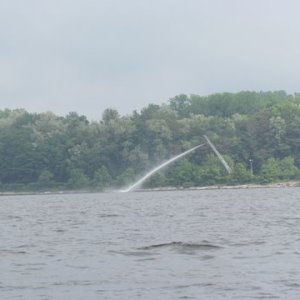 Something pumping water into the Severn River just above Annapolis