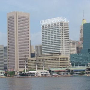 Coming into Baltimore's Inner Harbor
