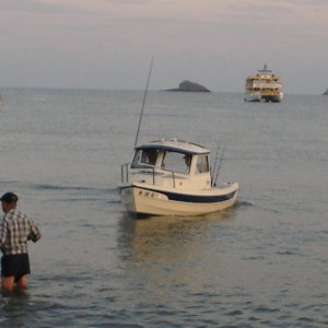 Beach launch in Mexico