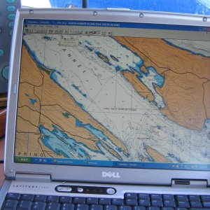 Chartplotter on computer
