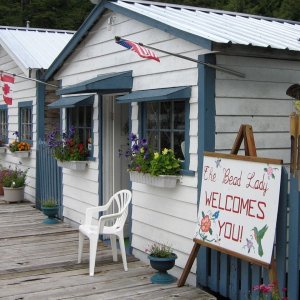 The Bead Lady's shop, Shawl Bay