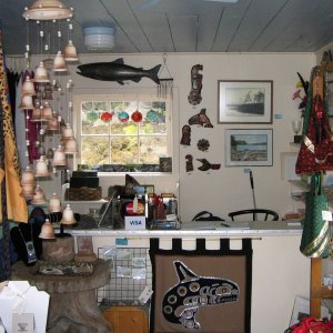 The Bead Lady's shop, Shawl Bay