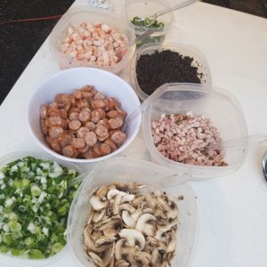 omelette mis en place