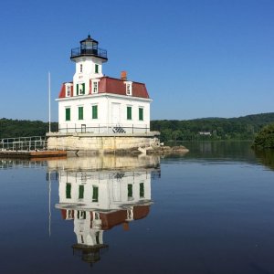 Esopus Lighthouse.  One of many unique lighthouses on the Hudson River.