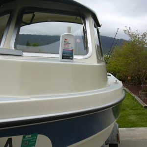 3m restorer and wax, good stuff for older boats