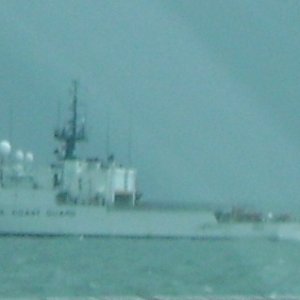 270ft WMEC steaming into big rainstorm