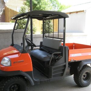 new man toy to haul things up and down the hill to the boat
