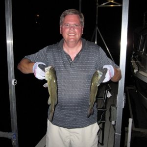 my first two large mouth bass